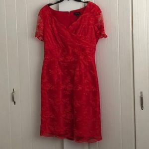 Red tahari dress